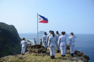 The Philippine Navy held a flag ceremony in Mavulis Island on April 1, 2023, the first since the COVID-19 pandemic hit.