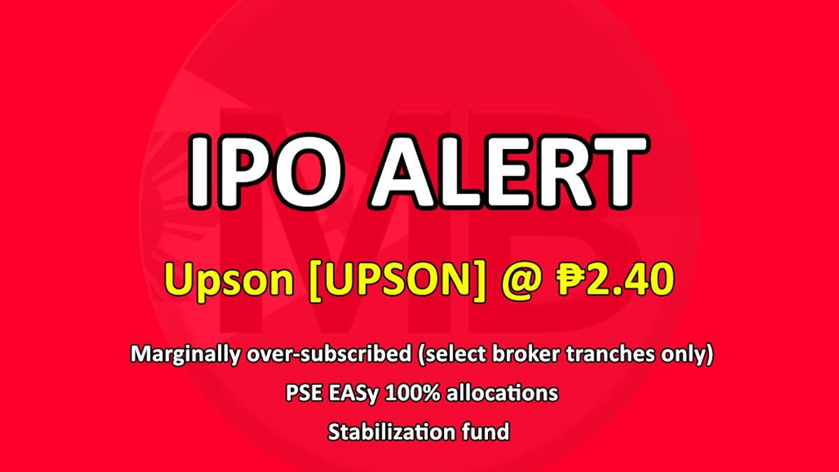 Upson International IPO is TODAY