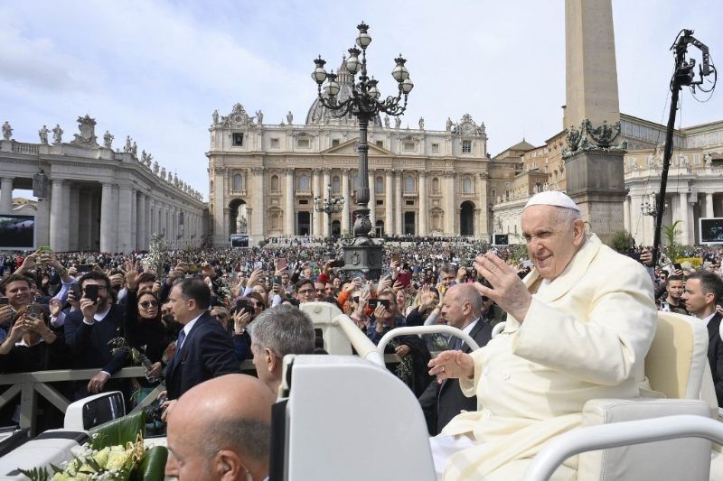 Pope Francis on Palm Sunday 2023