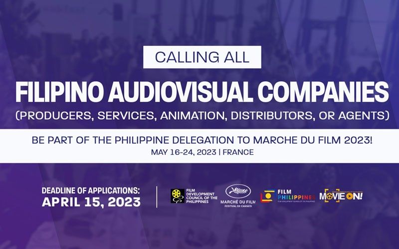 Filipino audiovisual companies, imbitado sa MarchÃ© Du Film 2023