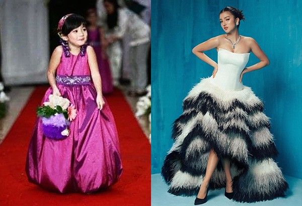 Belle Mariano goes full circle from flower girl to prom queen in Francis Libiran creations