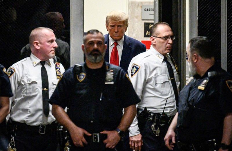 Defiant Trump pleads not guilty to 34 criminal charges