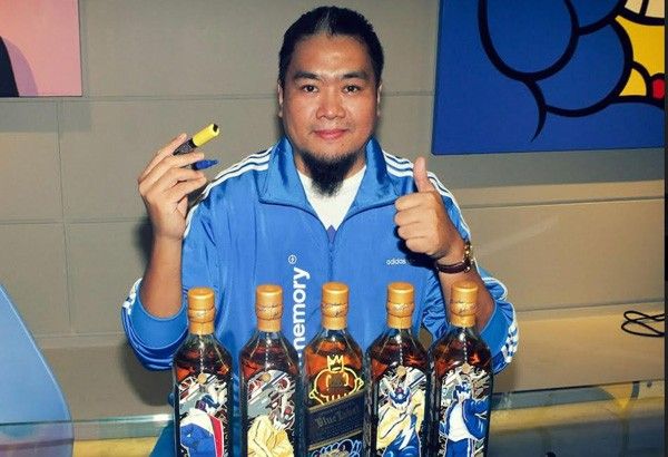 Filipino graffiti artist Quiccs collaborates with Johnnie Walker, designs Blue Label bottles