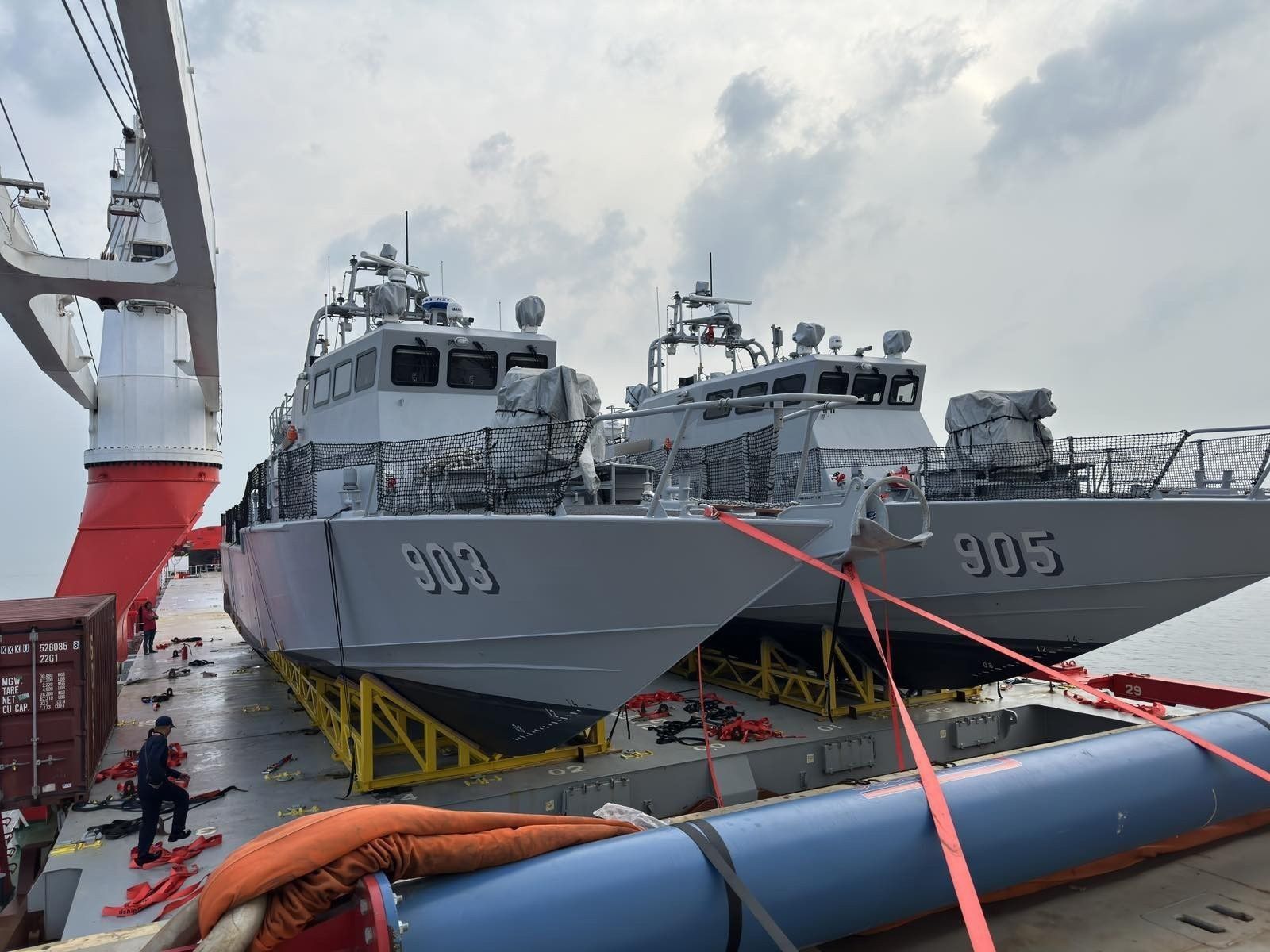 Navy gets 2 new missile-capable patrol boats