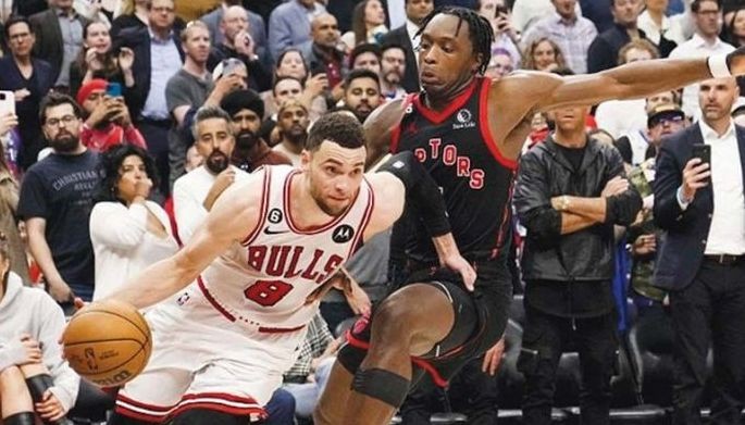 NBA: LaVine leads fightback as Bulls eliminate Raptors