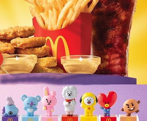 McDonald's releases BT21 meal, converts party areas into night study halls for students