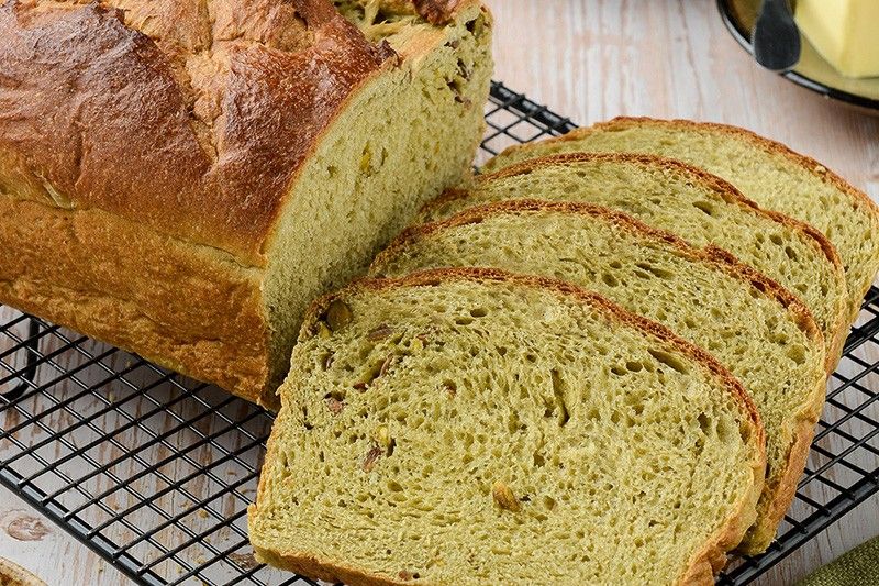 Bake your own matcha loaf bread