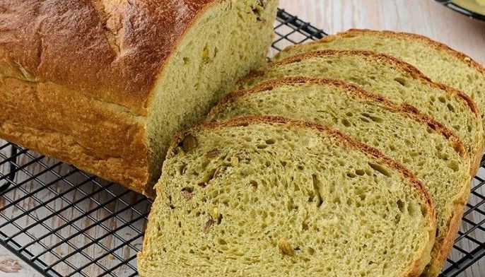 Bake your own matcha loaf bread
