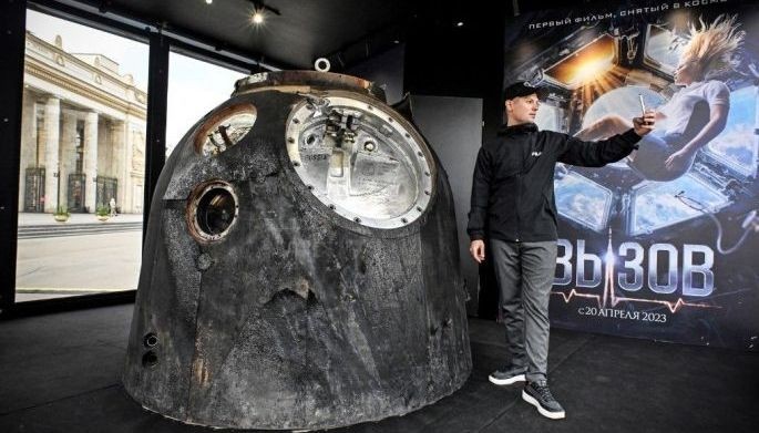 Россия выпустила первый фильм, снятый в космосе