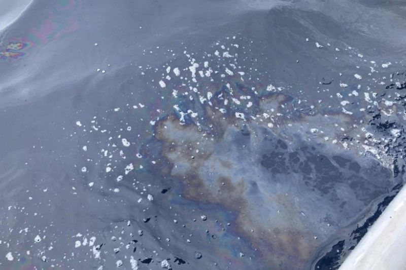 Oil sheen seen where dive yacht sank near Tubbataha