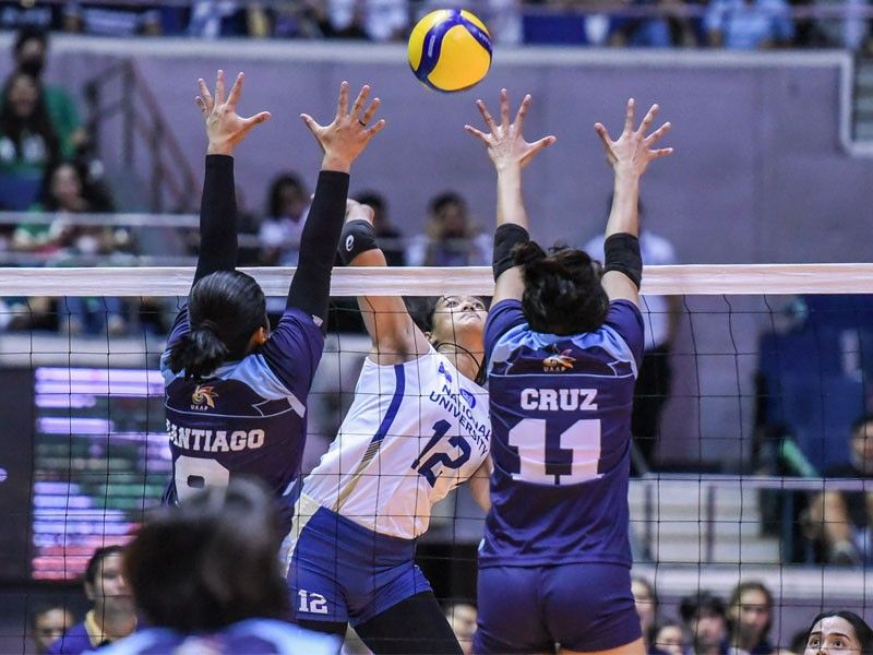 Lady Bulldogs maul Lady Falcons, seal finals rematch vs Lady Spikers