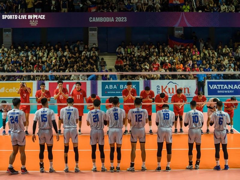 Filipino spikers lose to Cambodians, eliminated in SEA Games
