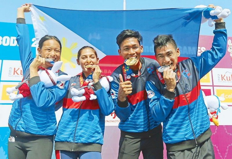 Philippine triumphant with five golds