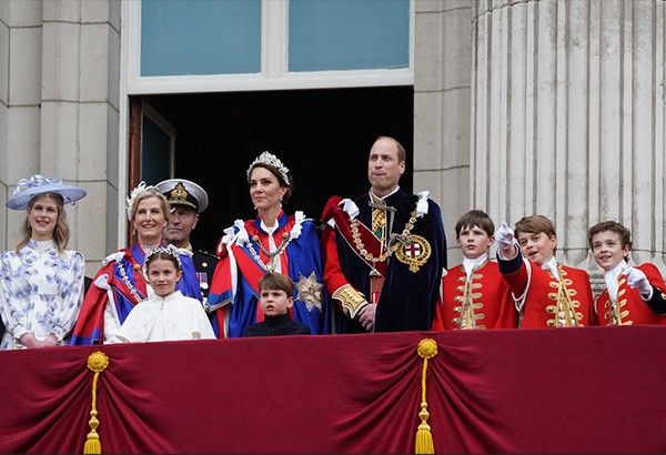 Young British royals step forward at coronation