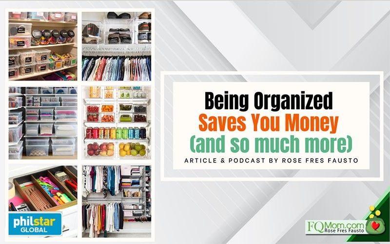 Being organized saves you money (and so much more)