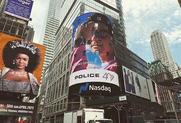 Dingdong Dantes tampil di New York Times Square Billboard