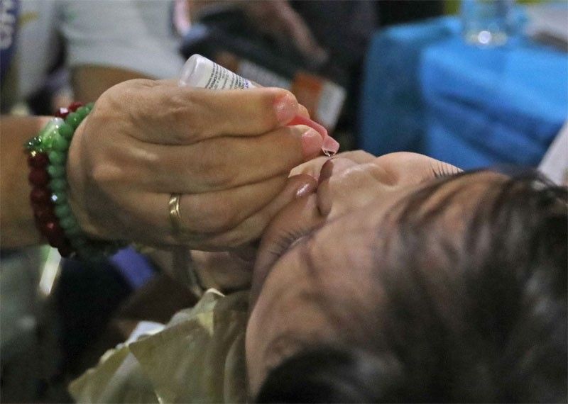 Manila targets 80% vax rate vs polio, measles