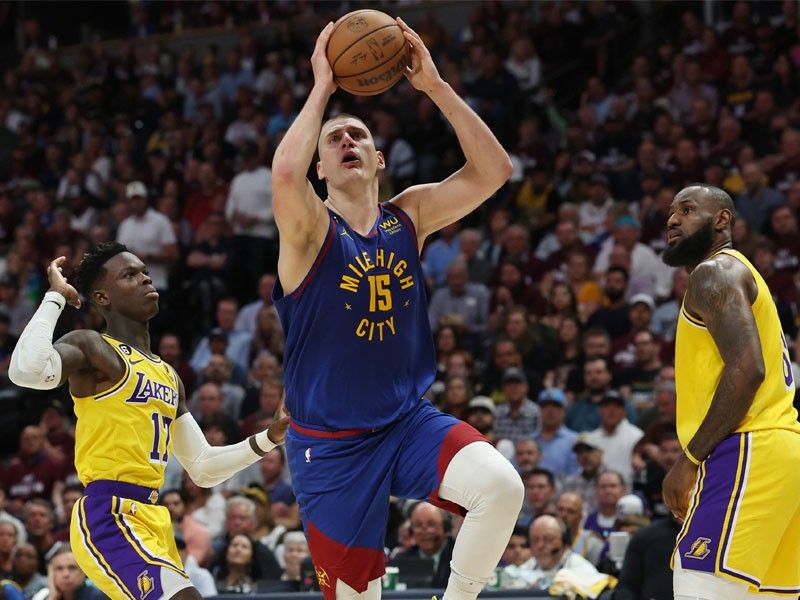 Jokic asserts might with triple-double as Nuggets repel Lakers in Game 1