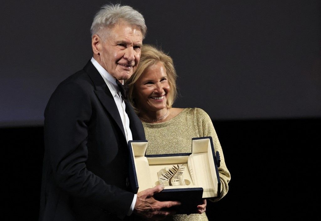 Cannes honors Ford at Indiana Jones premiere