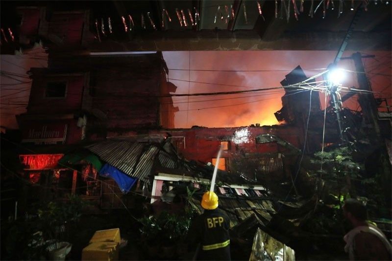 Barangay Manila yang dilanda kebakaran dalam keadaan bencana