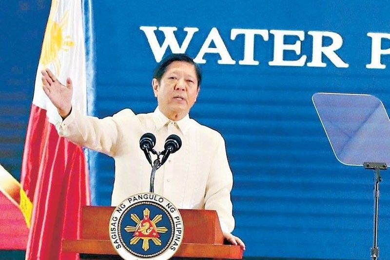 President Marcos urges Pinoys to conserve water, energy