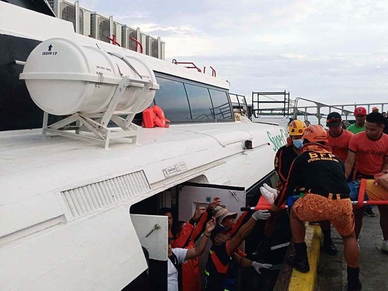 Coast Guard investigates Cebu fast craft collision, checks for oil spill