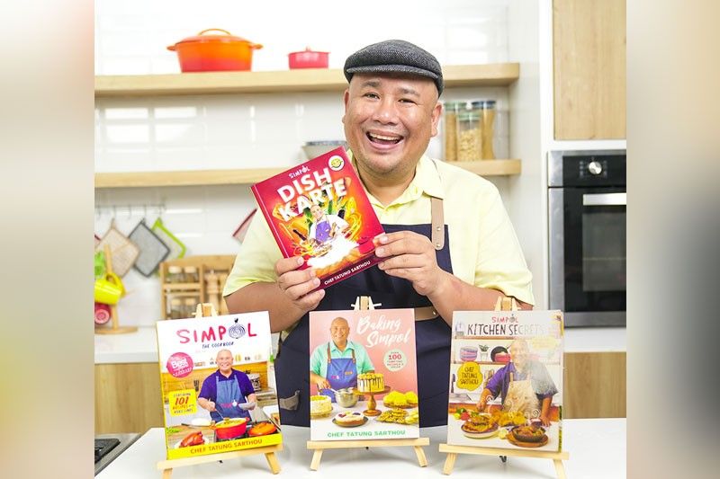 Chef Tatung Sarthou's new 'Simpol Dishkarte' book is out!