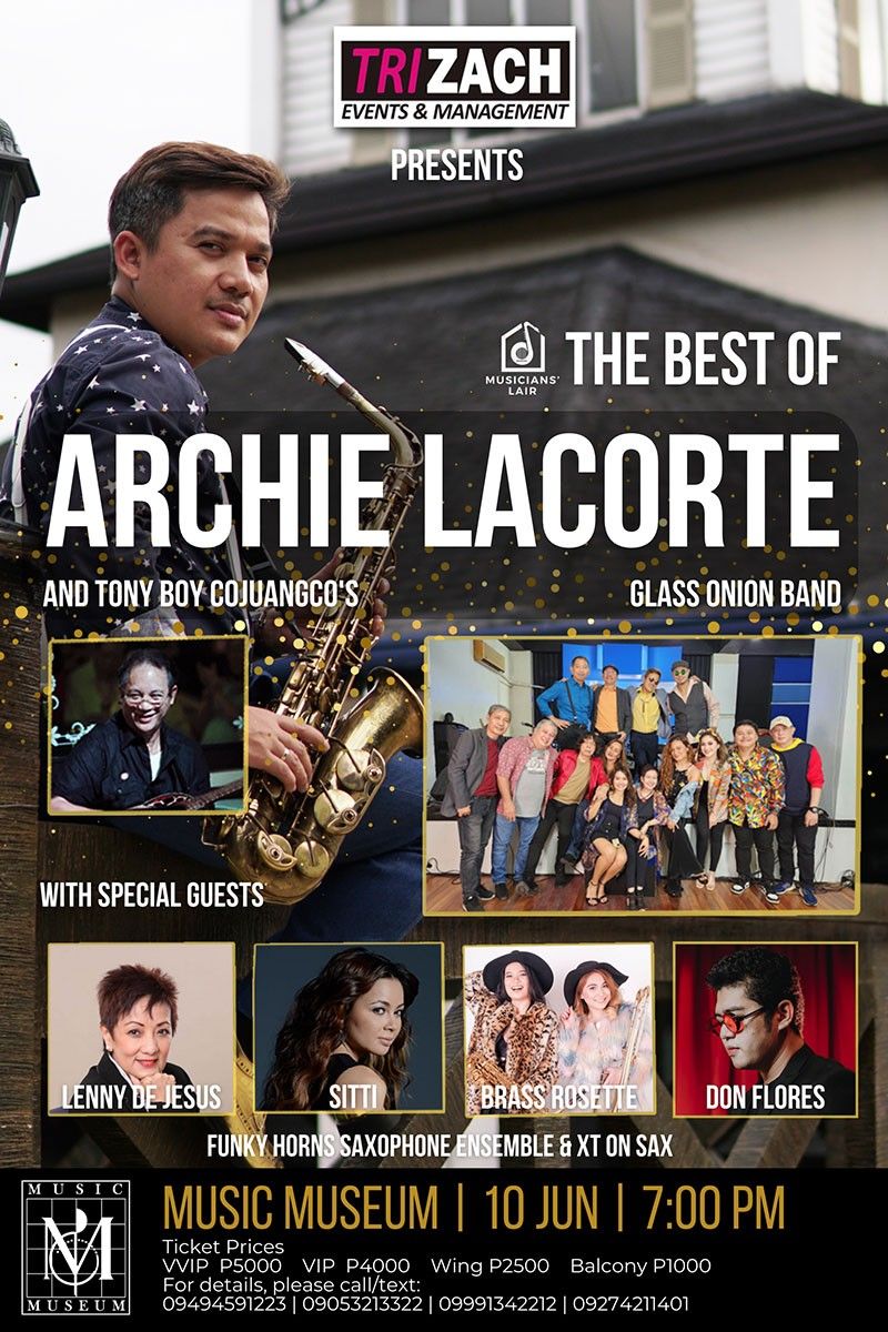 'The Best of Archie Lacorte' jazz concert slated June 10