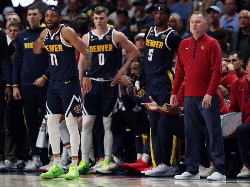 Furious Nuggets coach questions team's effort, discipline in Game 2 loss
