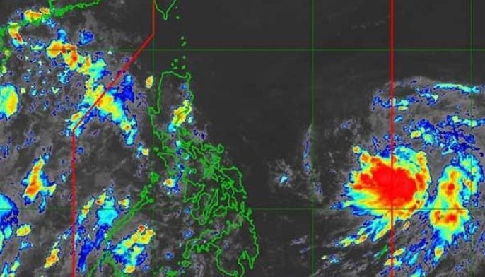 LPA over Philippine Sea now Tropical Depression Chedeng