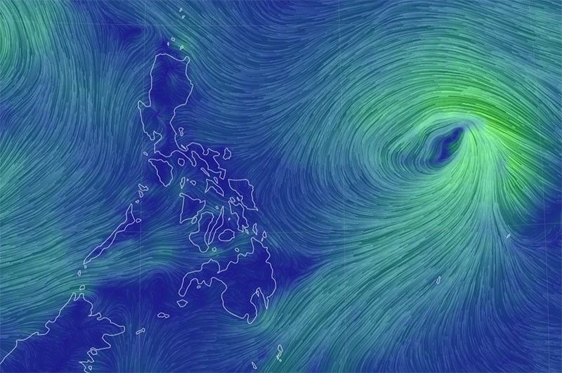Tropical Depression Chedeng slightly intensifies as it lingers over Philippine Sea