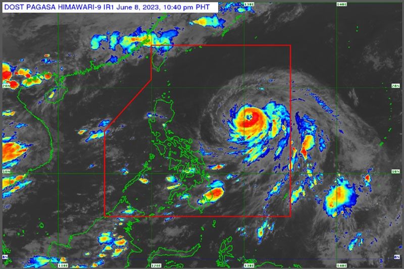 Chedeng intensifies into typhoon