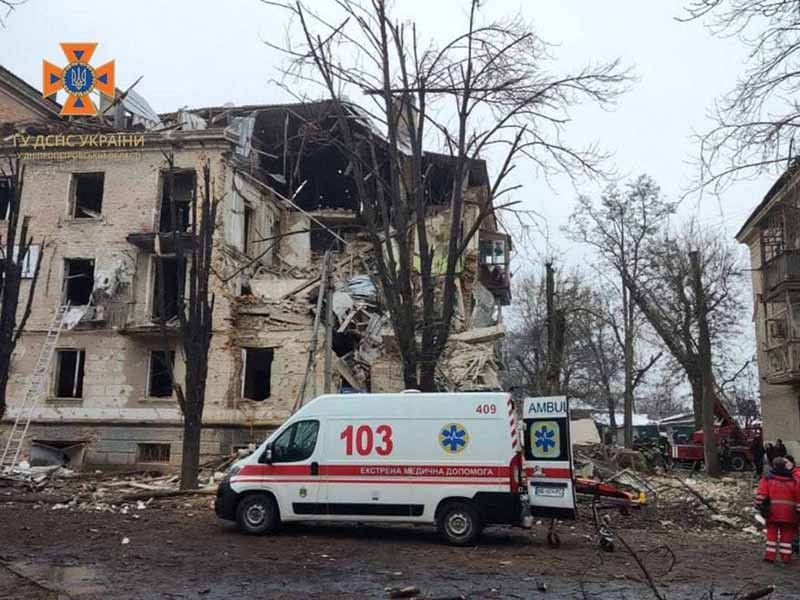 Russian air strikes hit Kryvyi Rih in central Ukraine
