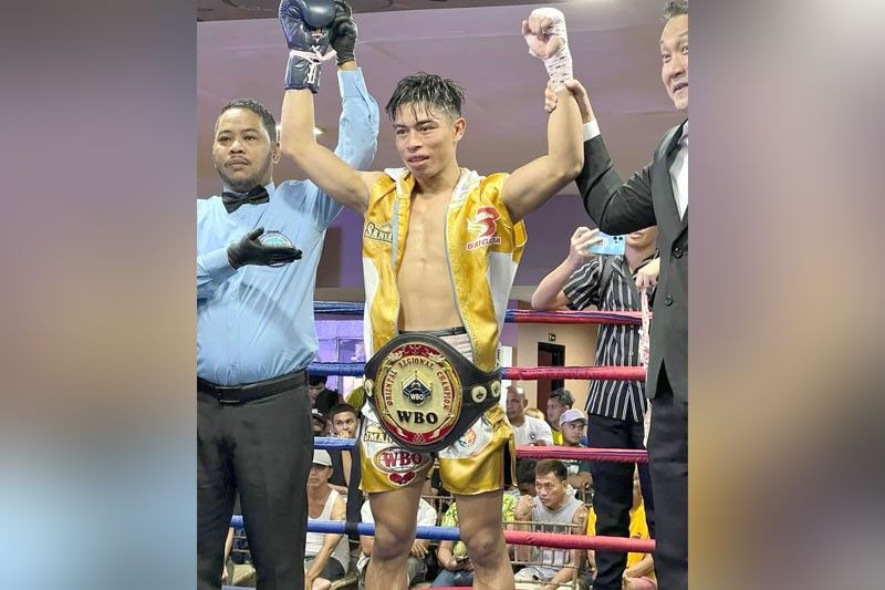 Gaballo nakadepensa sa iyang WBO Oriental bantamweight title