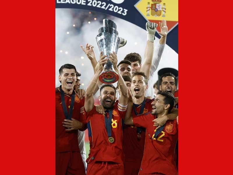 Spain takes UEFA Nations League trophy, edges Croatia in penalty shootout