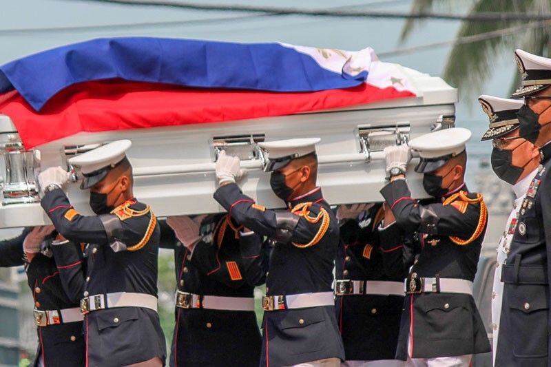 A soldier has come home: Biazon laid to rest at Libingan ng mga Bayani