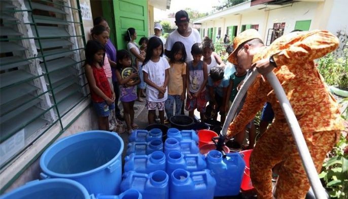 Evacuation centers sa Bicol, lalagyan ng water supply system