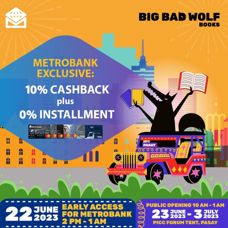 Attention, bookworms! 5 perks when you pay with Metrobank card at Big Bad Wolf