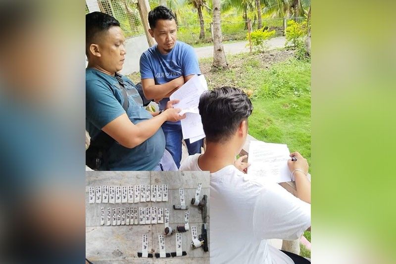 Brgy chief nabbed with firearms, grenade