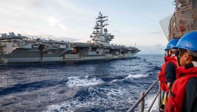 USS Ronald Reagan arrives in Vietnam