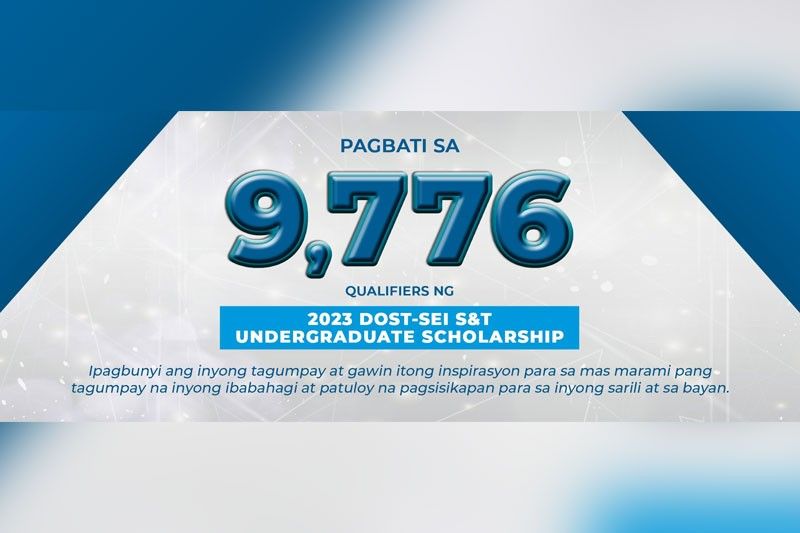 DOST: 9,776 qualify for STEM scholarships