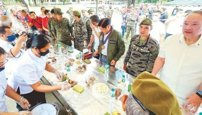 Former 2nd Lt Marcos addresses Army Special Forces