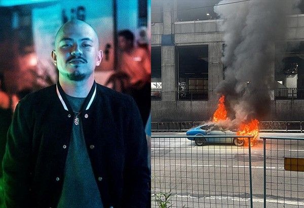 Bryan Revilla reminds motorists to have cars checked after his car caught fire in EDSA