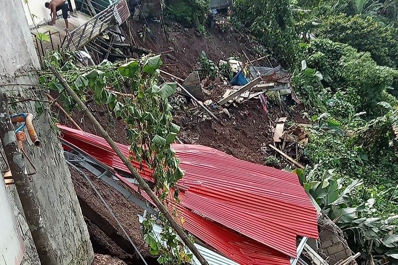 57 persons evacuated due to landslide