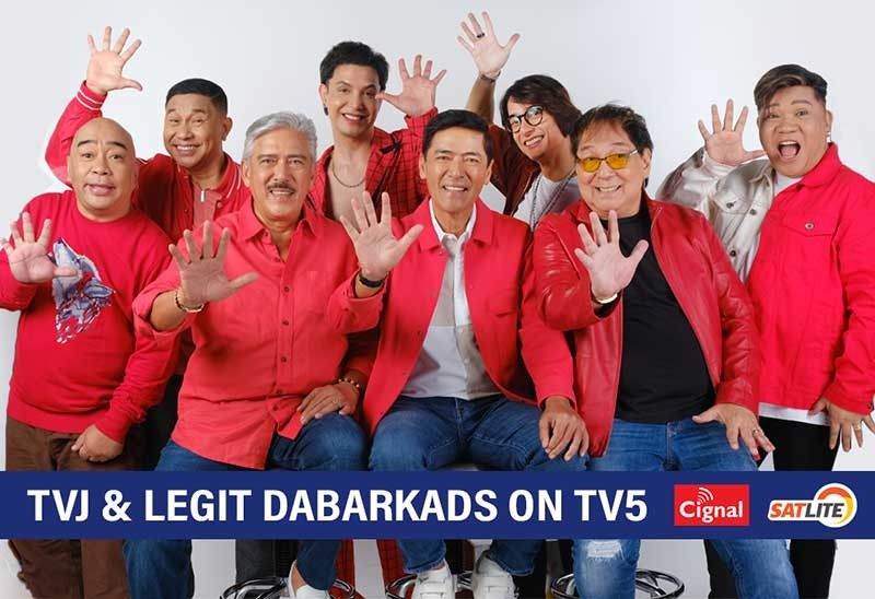 TVJ, 'Legit Dabarkads' back on air on TV5 also via Cignal, SatLite