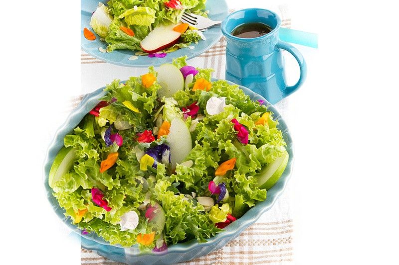 Recipe: Light, flowery salad with orangey vinaigrette