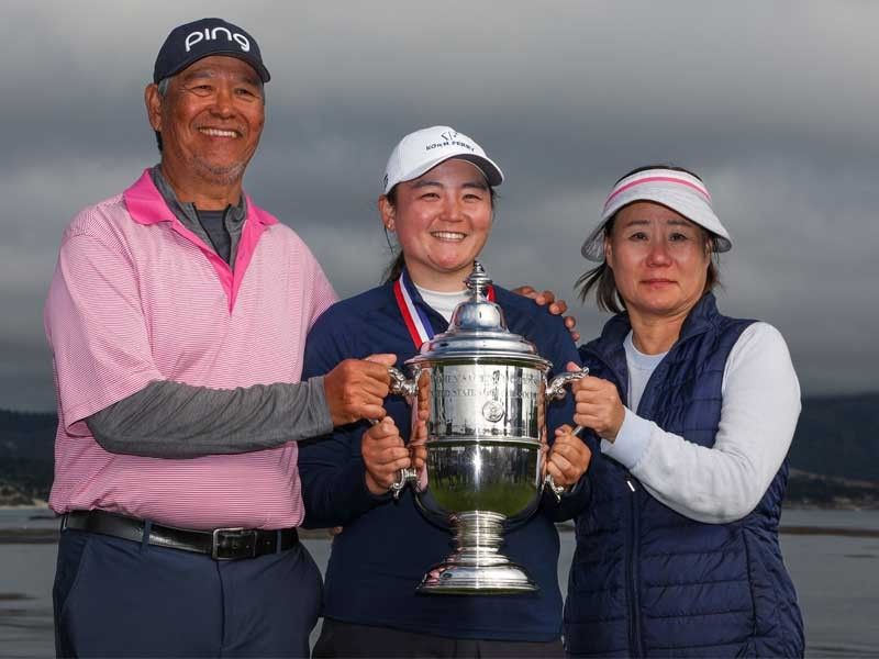 American golfer with Filipino roots rules US Women's Open