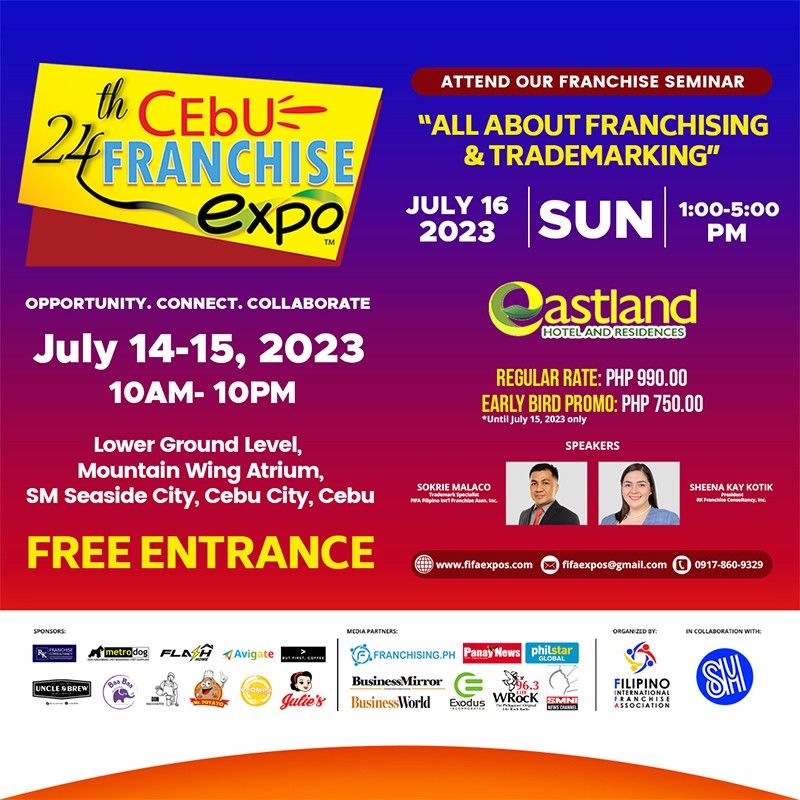 24 years of bringing franchise opportunities to Cebuanos