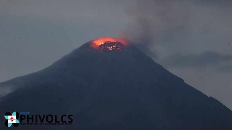 Bulkang Mayon nagbuga ng 1,128 tonelada ng sulfur dioxide