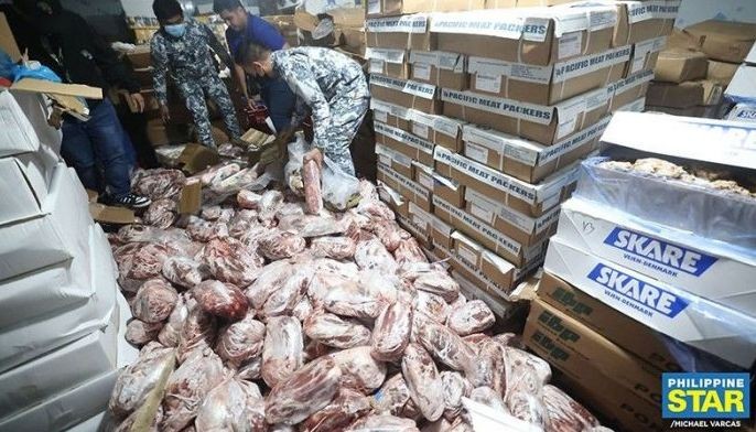 P35 milyong nabubulok na karne, nadiskubre ng BOC           &nbsp;